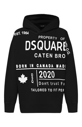 Мужской хлопковое худи DSQUARED2 черного цвета по цене 46950 руб., арт. S74GU0417/S25030 | Фото 1 Мужской хлопковое худи DSQUARED2 черного цвета, арт. S74GU0417/S25030 | Фото 1