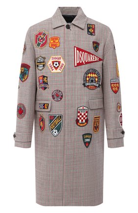 Мужской хлопковое пальто DSQUARED2 разноцветного цвета по цене 191500 руб., арт. S74AA0219/S52993 | Фото 1 Мужской хлопковое пальто DSQUARED2 разноцветного цвета, арт. S74AA0219/S52993 | Фото 1