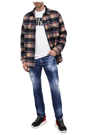 Мужские джинсы DSQUARED2 синего цвета по цене 46950 руб., арт. S74LB0798/S30342 | Фото 2 Мужские джинсы DSQUARED2 синего цвета, арт. S74LB0798/S30342 | Фото 2