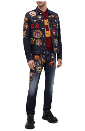 Мужские джинсы DSQUARED2 синего цвета по цене 79250 руб., арт. S74LB0811/S30664 | Фото 2 Мужские джинсы DSQUARED2 синего цвета, арт. S74LB0811/S30664 | Фото 2