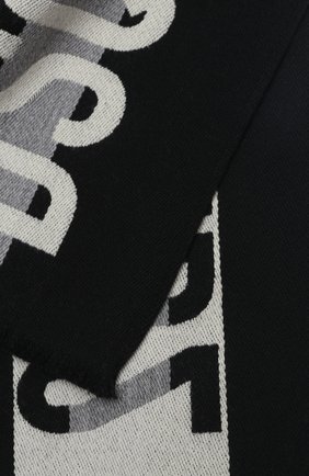 Мужской шерстяной шарф DSQUARED2 черного цвета по цене 13450 руб., арт. SCM0020 01W03174 | Фото 2 Мужской шерстяной шарф DSQUARED2 черного цвета, арт. SCM0020 01W03174 | Фото 2