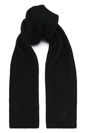 Мужской шерстяной шарф KENZO темно-серого цвета по цене 19200 руб., арт. FA68EU717KEJ | Фото 1 Мужской шерстяной шарф KENZO темно-серого цвета, арт. FA68EU717KEJ | Фото 1