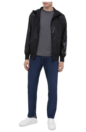 Мужская хлопковая футболка STONE ISLAND темно-серого цвета по цене 9995 руб., арт. 731524113 | Фото 2 Мужская хлопковая футболка STONE ISLAND темно-серого цвета, арт. 731524113 | Фото 2