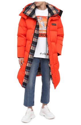 Мужская хлопковая футболка HERON PRESTON белого цвета по цене 25800 руб., арт. HMAA019F20JER0150120 | Фото 2 Мужская хлопковая футболка HERON PRESTON белого цвета, арт. HMAA019F20JER0150120 | Фото 2