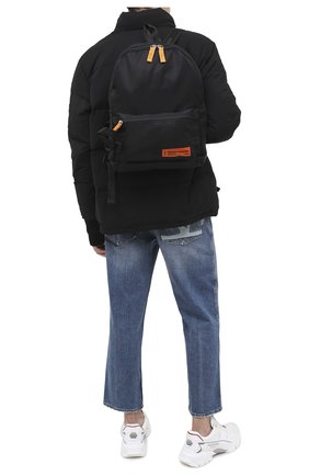Мужской текстильный рюкзак HERON PRESTON черного цвета по цене 45700 руб., арт. HMNB012F20FAB0011000 | Фото 2 Мужской текстильный рюкзак HERON PRESTON черного цвета, арт. HMNB012F20FAB0011000 | Фото 2