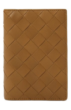 Мужской кожаная обложка для паспорта BOTTEGA VENETA светло-коричневого цвета по цене 29800 руб., арт. 607482/VCPQ4 | Фото 1 Мужской кожаная обложка для паспорта BOTTEGA VENETA светло-коричневого цвета, арт. 607482/VCPQ4 | Фото 1