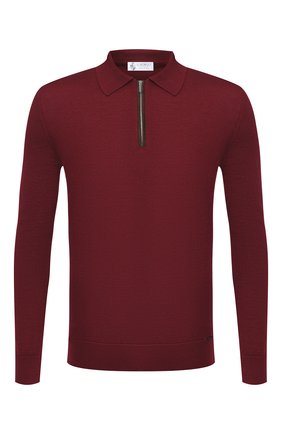 Мужское поло из кашемира и шелка IL BORGO CASHMERE бордового цвета по цене 76450 руб., арт. 55-714G0 | Фото 1 Мужское поло из кашемира и шелка IL BORGO CASHMERE бордового цвета, арт. 55-714G0 | Фото 1