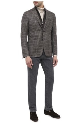 Мужской шерстяной пиджак CORNELIANI коричневого цвета по цене 130500 руб., арт. 86X528-0816318/90 | Фото 2 Мужской шерстяной пиджак CORNELIANI коричневого цвета, арт. 86X528-0816318/90 | Фото 2