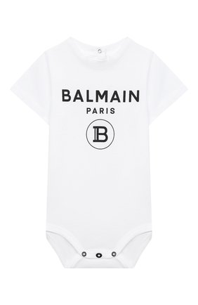 Детское комплект из двух боди BALMAIN черно-белого цвета по цене 14250 руб., арт. 6N0920/NX290/12-36M | Фото 2 Детское комплект из двух боди BALMAIN черно-белого цвета, арт. 6N0920/NX290/12-36M | Фото 2