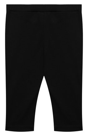 Детские хлопковые брюки BALMAIN черного цвета, арт. 6N6330/NX290/3-9M | Фото 2