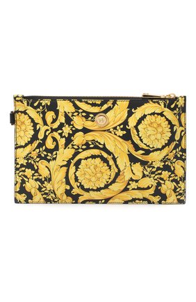 Мужская кожаная папка для документов VERSACE желтого цвета по цене 45700 руб., арт. DP84725/DVTS26 | Фото 1 Мужская кожаная папка для документов VERSACE желтого цвета, арт. DP84725/DVTS26 | Фото 1