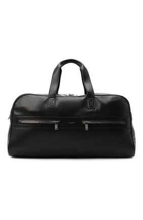 Мужская кожаная дорожная сумка duffle SAINT LAURENT черного цвета по цене 166500 руб., арт. 633415/1ELFE | Фото 1 Мужская кожаная дорожная сумка duffle SAINT LAURENT черного цвета, арт. 633415/1ELFE | Фото 1