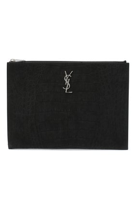 Мужская кожаная папка для документов SAINT LAURENT черного цвета по цене 42200 руб., арт. 453249/DM60E | Фото 1 Мужская кожаная папка для документов SAINT LAURENT черного цвета, арт. 453249/DM60E | Фото 1