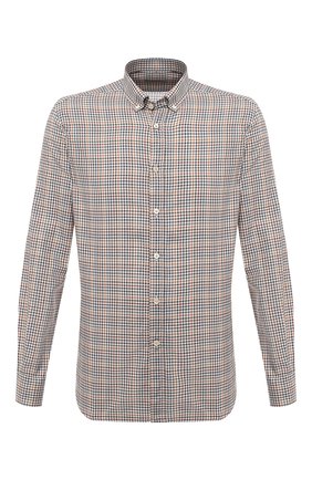 Мужская хлопковая рубашка CORNELIANI коричневого цвета по цене 26150 руб., арт. 86P120-0811577/00 | Фото 1 Мужская хлопковая рубашка CORNELIANI коричневого цвета, арт. 86P120-0811577/00 | Фото 1