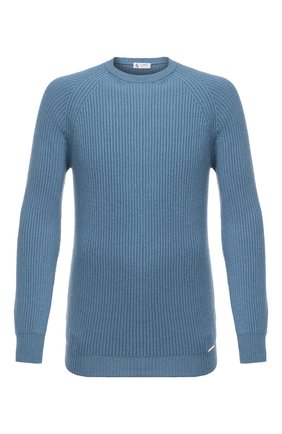 Мужской кашемировый свитер IL BORGO CASHMERE голубого цвета по цене 78750 руб., арт. 54-663G0 | Фото 1 Мужской кашемировый свитер IL BORGO CASHMERE голубого цвета, арт. 54-663G0 | Фото 1