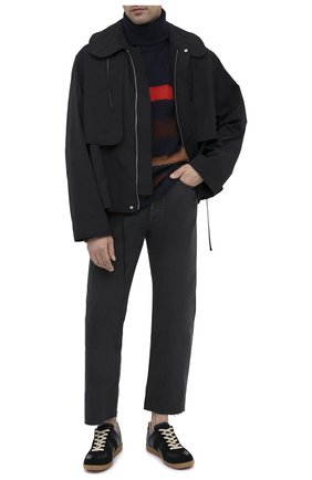 Мужские кожаные кеды replica MAISON MARGIELA темно-синего цвета по цене 29450 руб., арт. S57WS0236/P1895 | Фото 2 Мужские кожаные кеды replica MAISON MARGIELA темно-синего цвета, арт. S57WS0236/P1895 | Фото 2