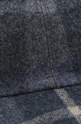 Мужской шерстяная бейсболка LORO PIANA синего цвета по цене 53200 руб., арт. FAL3610 | Фото 3 Мужской шерстяная бейсболка LORO PIANA синего цвета, арт. FAL3610 | Фото 3