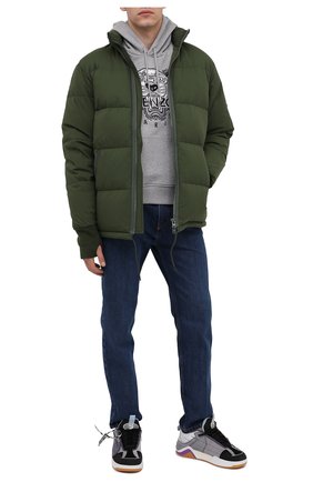 Мужская пуховая куртка KENZO хаки цвета по цене 53700 руб., арт. FA650U1281NI | Фото 2 Мужская пуховая куртка KENZO хаки цвета, арт. FA650U1281NI | Фото 2