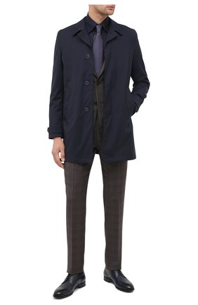 Мужские кожаные дерби ERMENEGILDO ZEGNA синего цвета по цене 59500 руб., арт. A4465X-LHNAX | Фото 2 Мужские кожаные дерби ERMENEGILDO ZEGNA синего цвета, арт. A4465X-LHNAX | Фото 2