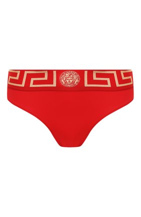 Женский плавки-бикини VERSACE красного цвета по цене 14200 руб., арт. ABD01093/A232185 | Фото 1 Женский плавки-бикини VERSACE красного цвета, арт. ABD01093/A232185 | Фото 1