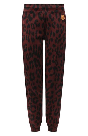 Женские джоггеры KENZO бордового цвета по цене 32300 руб., арт. FA62PA7274CA | Фото 1 Женские джоггеры KENZO бордового цвета, арт. FA62PA7274CA | Фото 1