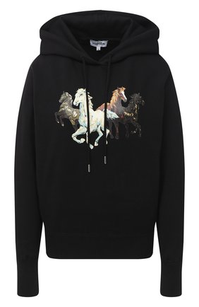 Женский хлопковое худи KENZO черного цвета по цене 35350 руб., арт. FA62SW8704M0 | Фото 1 Женский хлопковое худи KENZO черного цвета, арт. FA62SW8704M0 | Фото 1
