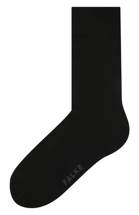 Женские хлопковые носки FALKE черного цвета по цене 2440 руб., арт. 46156 | Фото 1 Женские хлопковые носки FALKE черного цвета, арт. 46156 | Фото 1
