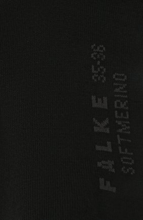 Женские гольфы softmerino FALKE черного цвета по цене 2330 руб., арт. 47438 | Фото 2 Женские гольфы softmerino FALKE черного цвета, арт. 47438 | Фото 2