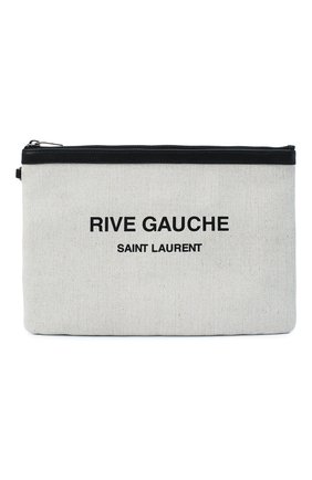 Мужская текстильный клатч SAINT LAURENT кремвого цвета по цене 34950 руб., арт. 581369/9J58D | Фото 1 Мужская текстильный клатч SAINT LAURENT кремвого цвета, арт. 581369/9J58D | Фото 1