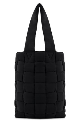 Мужская текстильная сумка-шопер padded BOTTEGA VENETA черного цвета, арт. 628958/VB081 | Фото 1 (Материал: Текстиль; Размер: large)