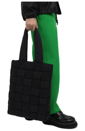 Мужская текстильная сумка-шопер padded BOTTEGA VENETA черного цвета, арт. 628958/VB081 | Фото 2 (Материал: Текстиль; Размер: large)