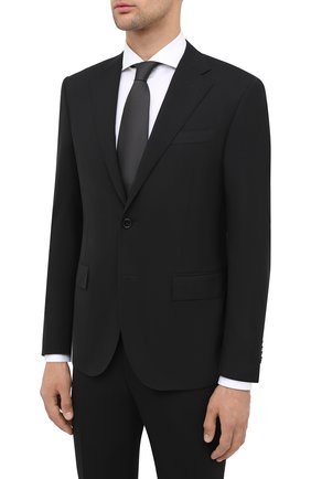 Мужской шерстяной костюм CORNELIANI черного цвета по цене 151500 руб., арт. 867268-0818414/92 Q1 | Фото 2 Мужской шерстяной костюм CORNELIANI черного цвета, арт. 867268-0818414/92 Q1 | Фото 2