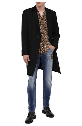 Мужские джинсы DOLCE & GABBANA синего цвета по цене 78500 руб., арт. GY07CZ/G8CR9 | Фото 2 Мужские джинсы DOLCE & GABBANA синего цвета, арт. GY07CZ/G8CR9 | Фото 2