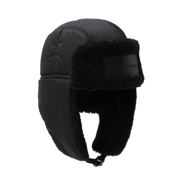 Утепленная шапка-ушанка Dolce&Gabbana 11270045