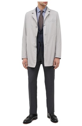 Мужские шерстяные брюки ERMENEGILDO ZEGNA темно-серого цвета по цене 59450 руб., арт. 811F00/75SB12 | Фото 2 Мужские шерстяные брюки ERMENEGILDO ZEGNA темно-серого цвета, арт. 811F00/75SB12 | Фото 2