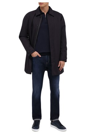 Мужские джинсы Z ZEGNA темно-синего цвета по цене 31850 руб., арт. VV741/ZZ540 | Фото 2 Мужские джинсы Z ZEGNA темно-синего цвета, арт. VV741/ZZ540 | Фото 2 (Материал внешний: Хлопок; Длина (брюки, джинсы): Стандартные; Силуэт М (брюки): Прямые; Стили: Кэжуэл)