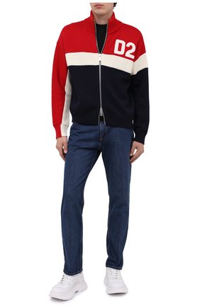 Мужская шерстяной кардиган DSQUARED2 разноцветного цвета по цене 66700 руб., арт. S74HA1079/S17390 | Фото 2 Мужская шерстяной кардиган DSQUARED2 разноцветного цвета, арт. S74HA1079/S17390 | Фото 2