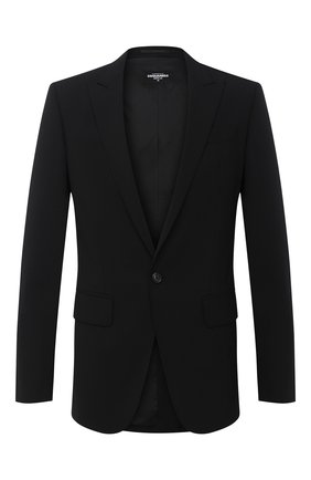 Мужской шерстяной пиджак DSQUARED2 черного цвета по цене 85400 руб., арт. S74BN1004/S40320 | Фото 1 Мужской шерстяной пиджак DSQUARED2 черного цвета, арт. S74BN1004/S40320 | Фото 1