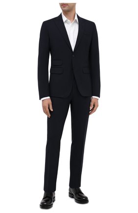 Мужской шерстяной костюм DSQUARED2 темно-синего цвета по цене 110500 руб., арт. S74FT0407/S40320 | Фото 1 Мужской шерстяной костюм DSQUARED2 темно-синего цвета, арт. S74FT0407/S40320 | Фото 1