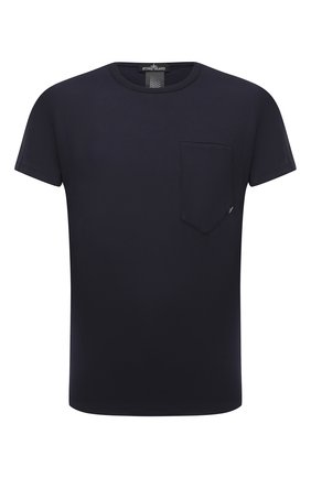 Мужская хлопковая футболка STONE ISLAND SHADOW PROJECT темно-синего цвета по цене 16350 руб., арт. 731920110 | Фото 1 Мужская хлопковая футболка STONE ISLAND SHADOW PROJECT темно-синего цвета, арт. 731920110 | Фото 1