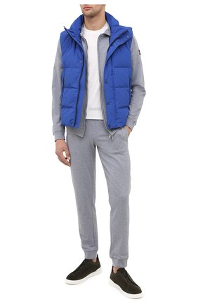Мужские замшевые кеды triple stitch ZEGNA COUTURE темно-зеленого цвета по цене 51950 руб., арт. A4667X-LHS0Y | Фото 2 Мужские замшевые кеды triple stitch ZEGNA COUTURE темно-зеленого цвета, арт. A4667X-LHS0Y | Фото 2