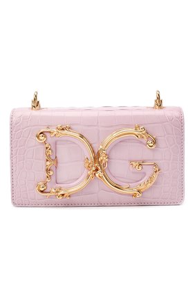 Женская сумка dg girls DOLCE & GABBANA розового цвета по цене 523500 руб., арт. BI1416/B2EA8/AMIS | Фото 1 Женская сумка dg girls DOLCE & GABBANA розового цвета, арт. BI1416/B2EA8/AMIS | Фото 1