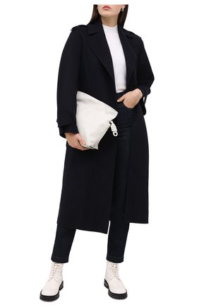 Женское кашемировое пальто LORO PIANA темно-синего цвета, арт. FAL2202 | Фото 2 (Материал внешний: Шерсть, Кашемир; Рукава: Длинные; Стили: Кэжуэл; 1-2-бортные: Однобортные; Длина (верхняя одежда): Длинные; Региональные ограничения белый список (Axapta Mercury): RU)