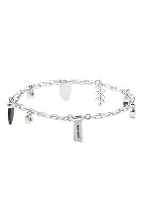 Женский браслет ISABEL MARANT серебряного цвета по цене 22850 руб., арт. BR0751-20A023B | Фото 2 Женский браслет ISABEL MARANT серебряного цвета, арт. BR0751-20A023B | Фото 2