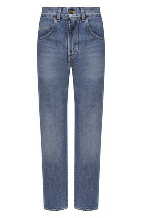 Женские джинсы SAINT LAURENT синего цвета по цене 57350 руб., арт. 635895/Y893V | Фото 1 Женские джинсы SAINT LAURENT синего цвета, арт. 635895/Y893V | Фото 1