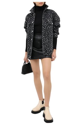 Женская джинсовая куртка BALENCIAGA темно-серого цвета по цене 135500 руб., арт. 625990/TBP47 | Фото 2 Женская джинсовая куртка BALENCIAGA темно-серого цвета, арт. 625990/TBP47 | Фото 2
