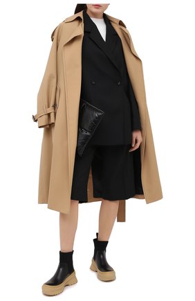 Женские кожаные челси JIL SANDER черного цвета по цене 69950 руб., арт. JP35060A-12102 | Фото 2 Женские кожаные челси JIL SANDER черного цвета, арт. JP35060A-12102 | Фото 2