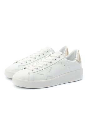 Женские кожаные кеды pure star GOLDEN GOOSE DELUXE BRAND белого цвета по цене 31600 руб., арт. GWF00124.F000465 | Фото 1 Женские кожаные кеды pure star GOLDEN GOOSE DELUXE BRAND белого цвета, арт. GWF00124.F000465 | Фото 1