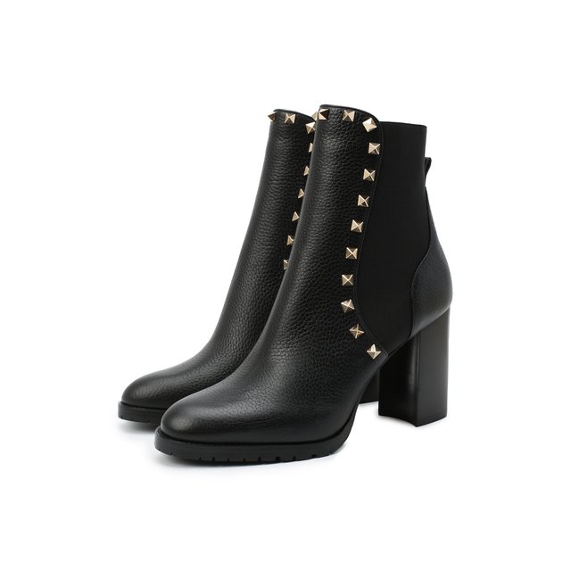 фото Кожаные ботильоны rockstud valentino