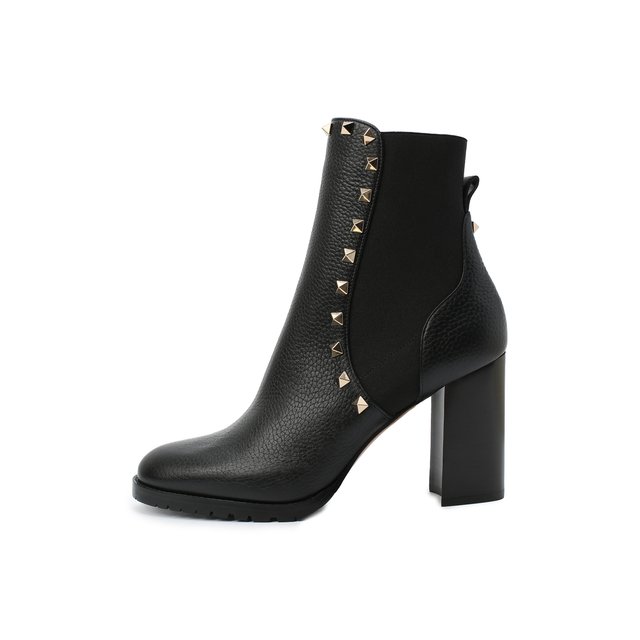 фото Кожаные ботильоны rockstud valentino